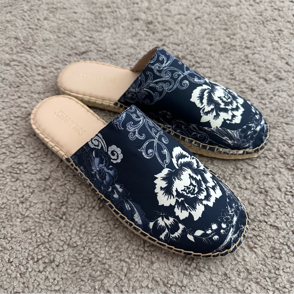 Johnny Was Olivia Espadrille Mule Shoes Womens 9.5